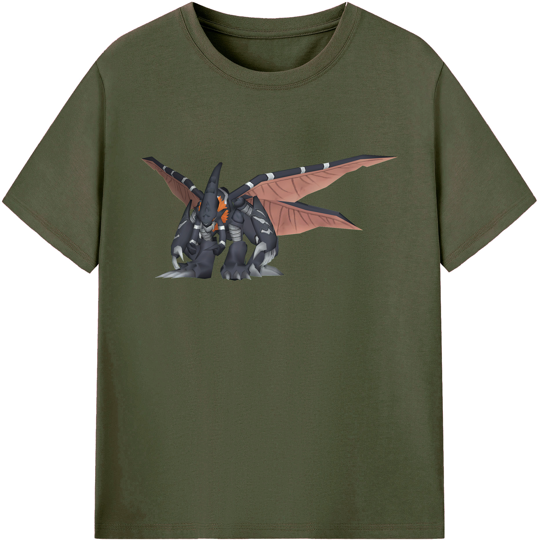 （画像用） Digimon デジタルモンスター/デジモン 綿100％ メンズ半袖Tシャツ｜肌触りやわらか＆通気性